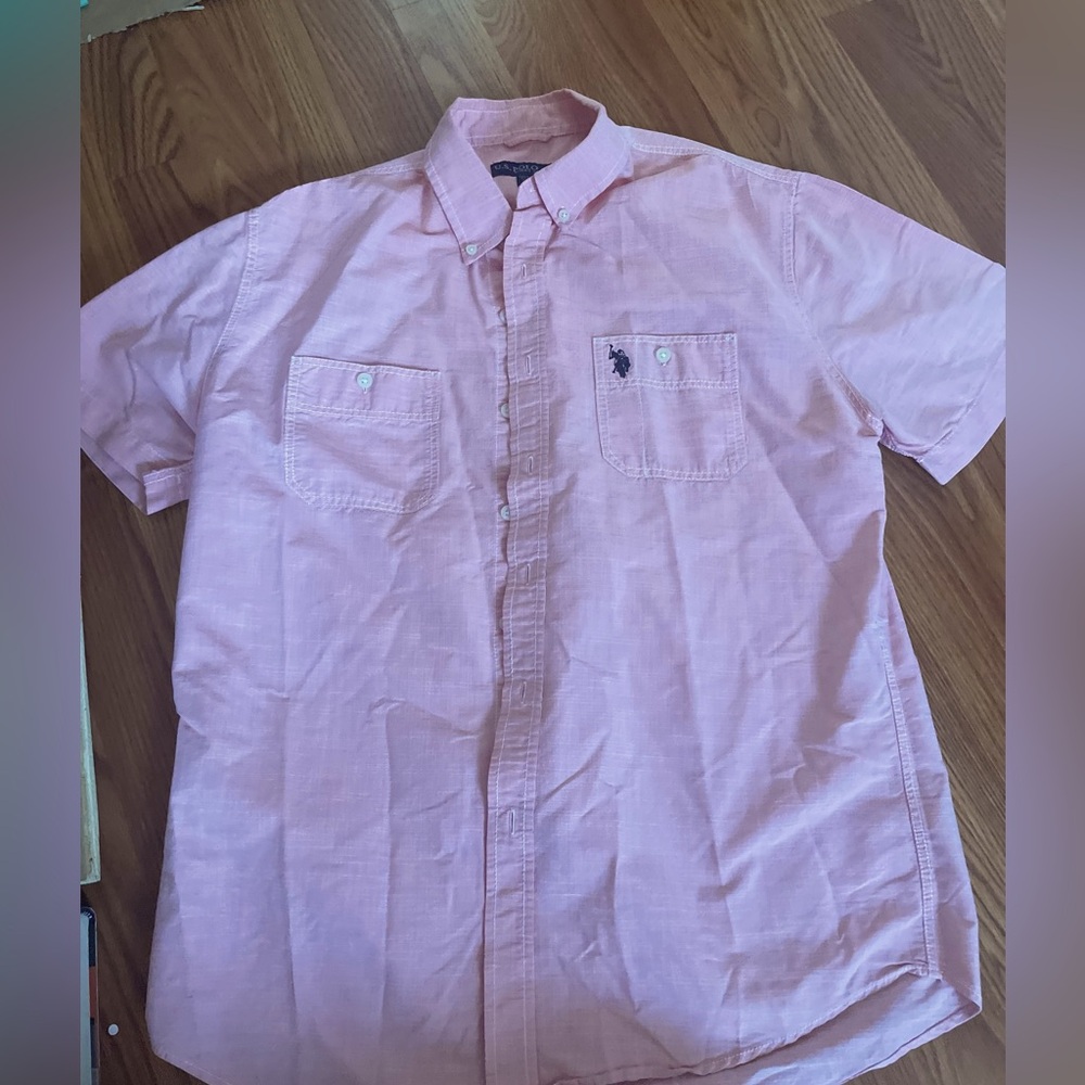 Three short sleeve dress shirts